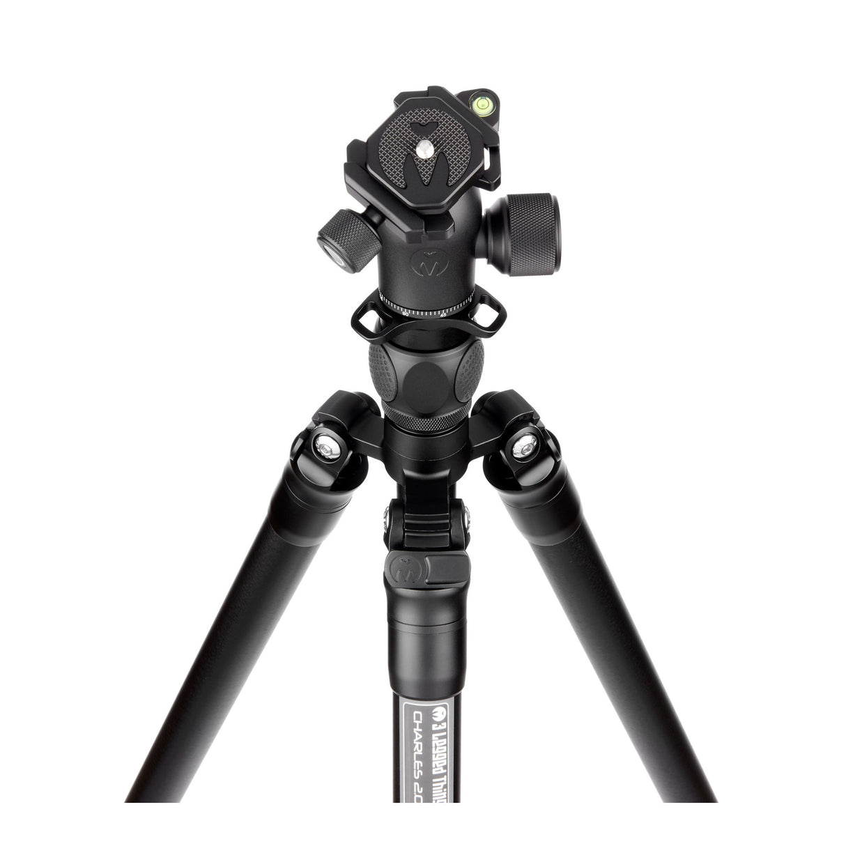 3 Legged Thing Charles 2.0 Aluminium Tripod System & AirHed Pro (Matte Black)
