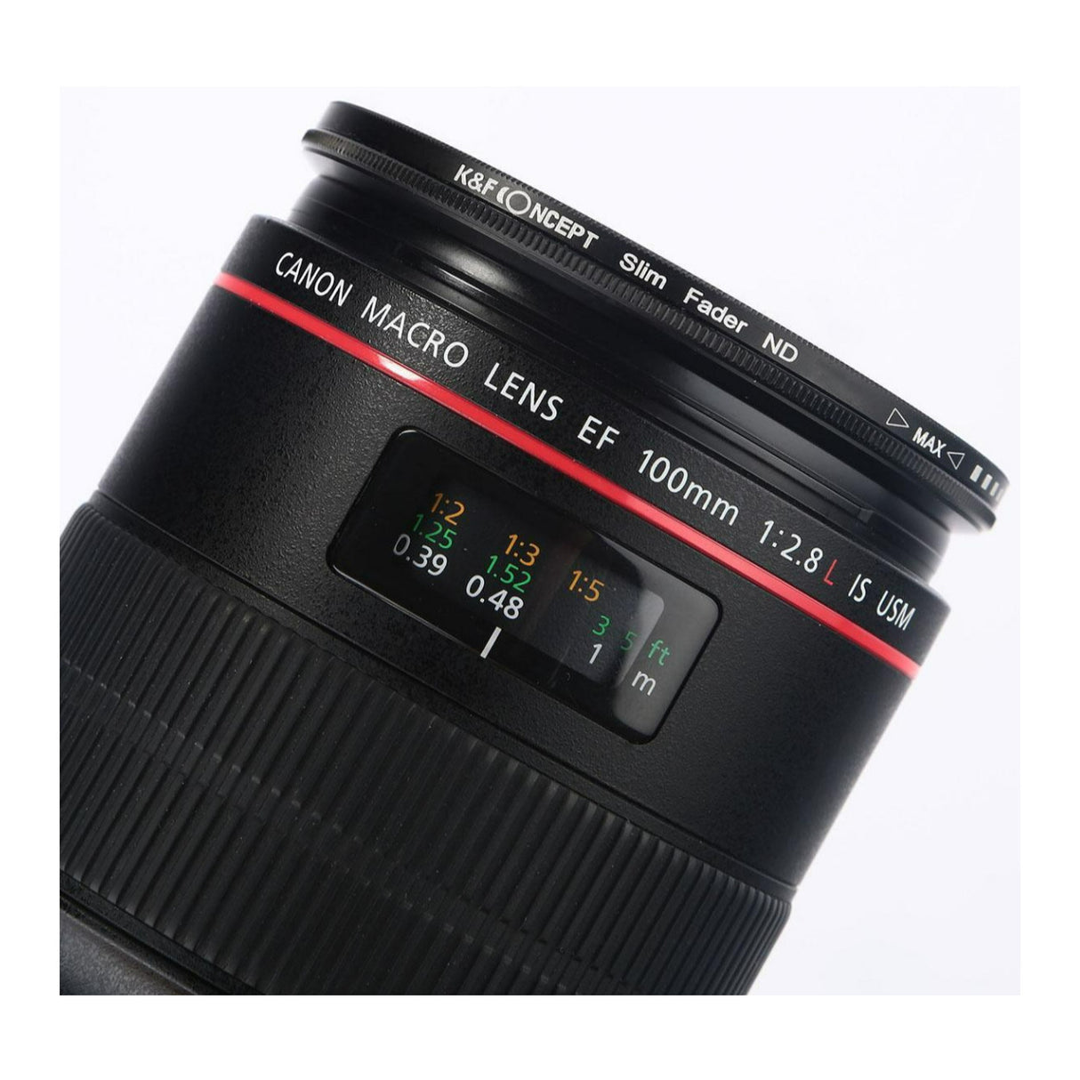 K&F Concept Variable Fader ND2-ND400, 55 mm HD Filter Lens with Cleaning Cloth