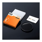 K&F Concept Variable Fader ND2-ND400, 55 mm HD Filter Lens with Cleaning Cloth