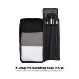 Westcott X-Drop Pro 3-Pack Heavy-Duty Nylon with Metal Zippers Backdrop Case for 8 x 8 Inch Backdrop