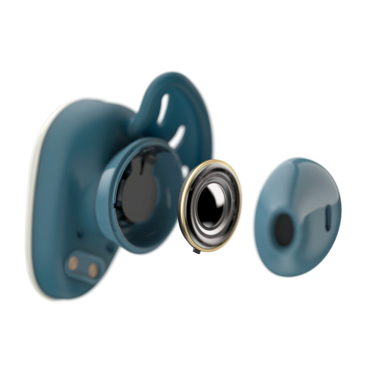 Cleer Audio Goal Sport True Wireless IPX4 Water Resistant Earbuds for Adventure and Workout (Stone)