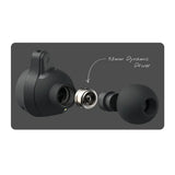 Cleer Audio Roam Noise Cancelling Wireless Earbuds with Touch Controls and Equalizer (Graphite)