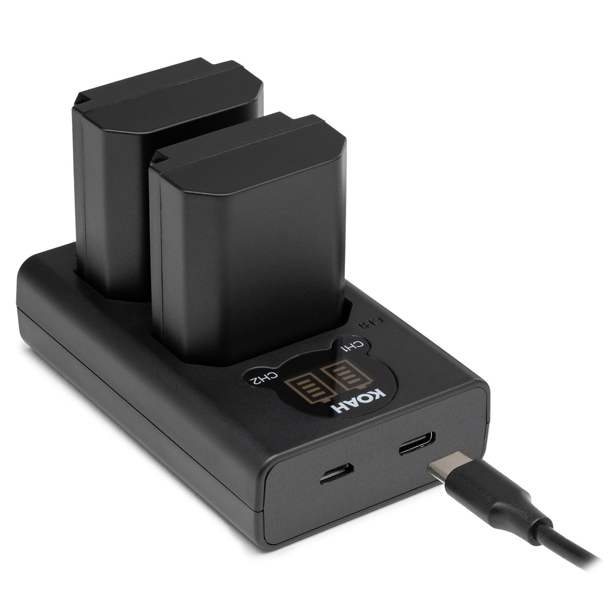 Koah 2000mAh Li-ion Batteries for Sony NP-FZ100 (2-Pack) with LCD Dual Charger