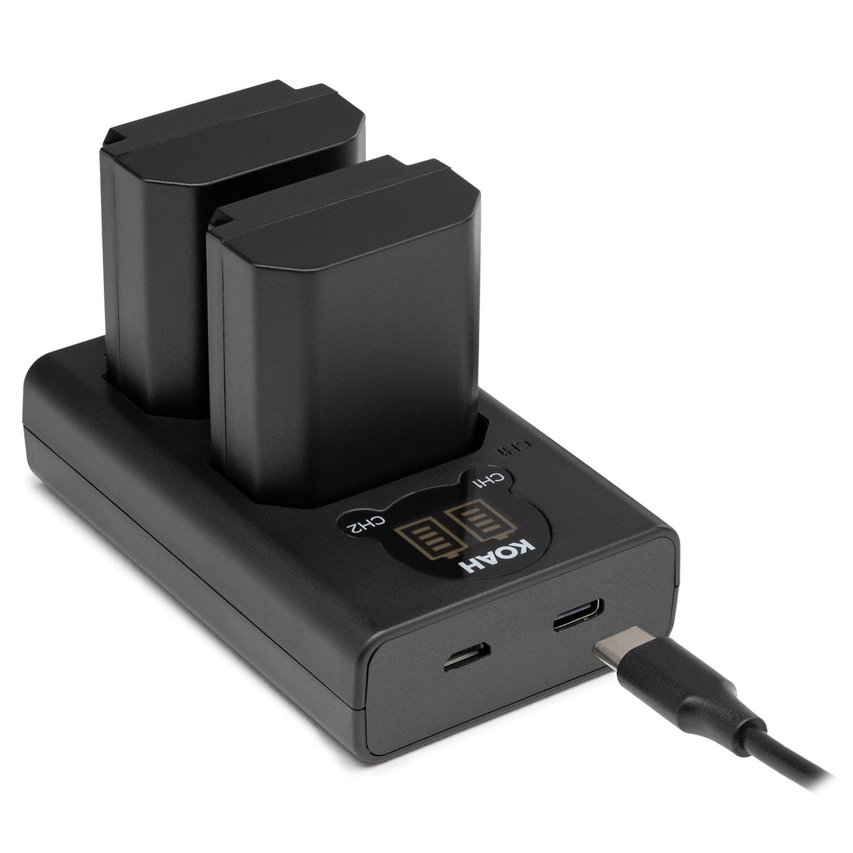 Koah 2000mAh Li-ion Batteries for Sony NP-FZ100 (2-Pack) with LCD Dual Charger (Open Box)