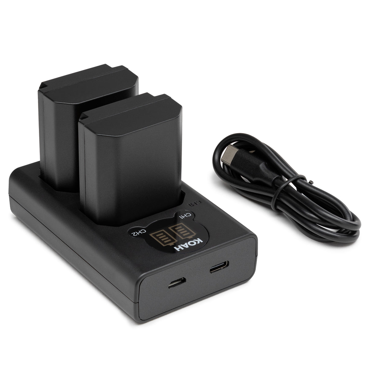 Koah 2000mAh Li-ion Batteries for Sony NP-FZ100 (2-Pack) with LCD Dual Charger