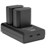 Koah 2000mAh Li-ion Batteries for Sony NP-FZ100 (2-Pack) with LCD Dual Charger