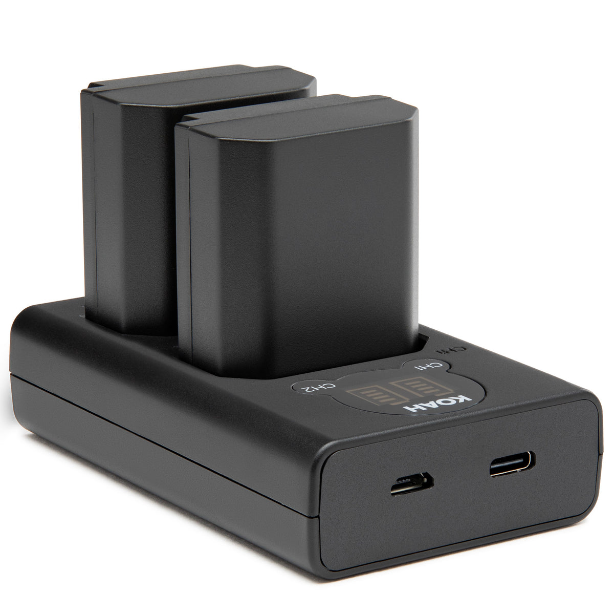 Koah 2000mAh Li-ion Batteries for Sony NP-FZ100 (2-Pack) with LCD Dual Charger (Open Box)