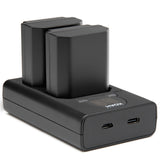Koah 2000mAh Li-ion Batteries for Sony NP-FZ100 (2-Pack) with LCD Dual Charger (Open Box)