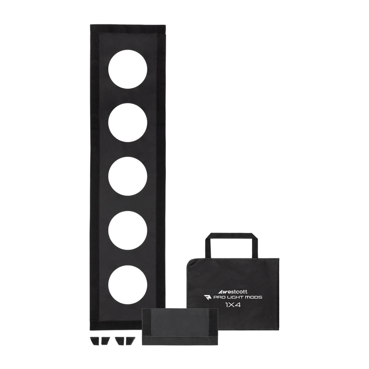 Westcott Pro Light Adjustable Corner System and 1.5-Inch Hook-And-Loop Tape Lining Mods 1 x 4
