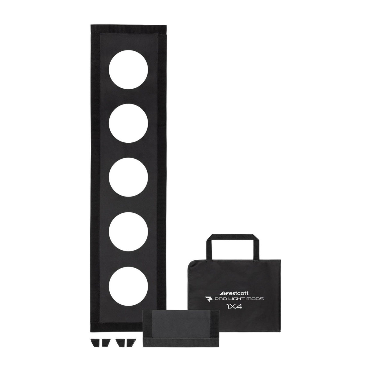 Westcott Pro Light Adjustable Corner System and 1.5-Inch Hook-And-Loop Tape Lining Mods 1 x 4