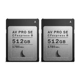 Angelbird 512GB AV PRO CFexpress 2.0 Type B SE Memory Card (2-PACK)