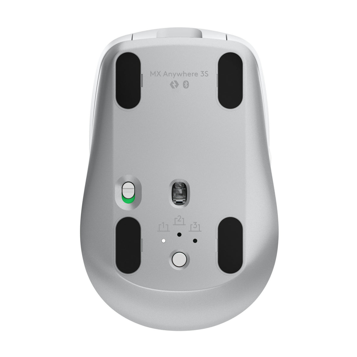 Logitech MX Anywhere 3S Compact Bluetooth Performance Mouse (Pale Gray)