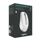 Logitech MX Anywhere 3S Compact Bluetooth Performance Mouse (Pale Gray)