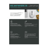 Logitech MX Anywhere 3S Compact Bluetooth Performance Mouse (Pale Gray)