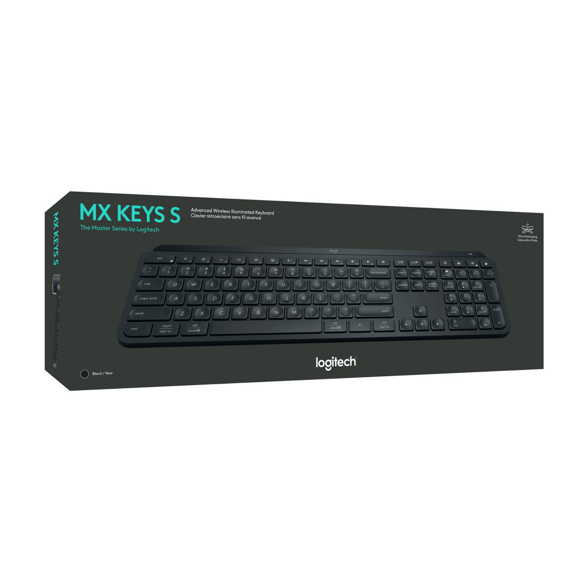 Logitech MX Keys S Wireless Keyboard with Smart Actions Shortcuts (Graphite)
