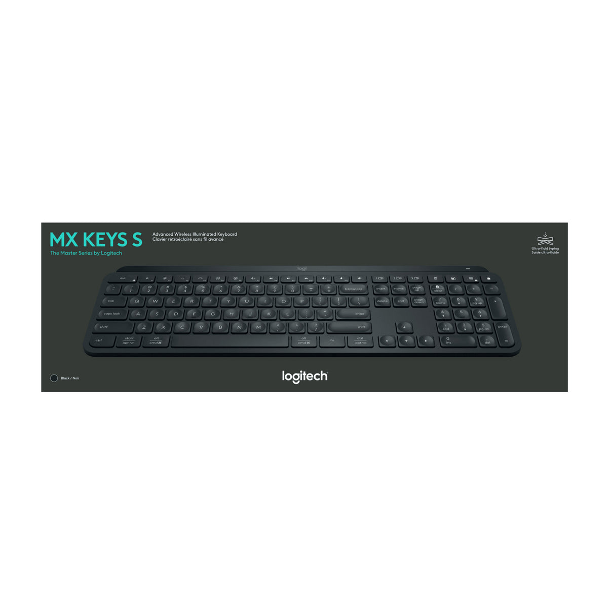 Logitech MX Keys S Wireless Keyboard with Smart Actions Shortcuts (Graphite)