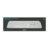 Logitech MX Keys S Wireless Keyboard with Smart Actions Shortcuts (Pale Gray)