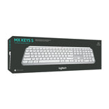 Logitech MX Keys S Wireless Keyboard with Smart Actions Shortcuts (Pale Gray)