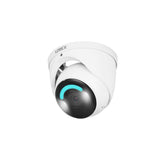 Lorex 4K Smart Security Lighting Deterrence Dome AI PoE IP Wired 8MP Two-Way Audio Camera (White)