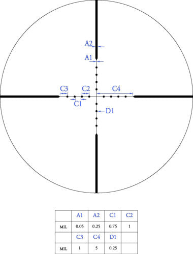 Athlon Optics Talos 4-16x40, Capped, SF, 1 inch, SFP, Mil-Dot Riflescope