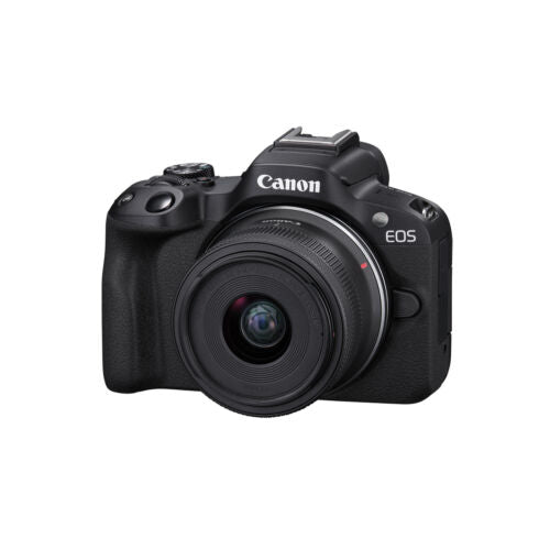 Canon EOS R50 Mirrorless Camera with 18-45mm and 55-210mm Lenses (Black)