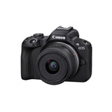 Canon EOS R50 Mirrorless Camera with 18-45mm and 55-210mm Lenses (Black)
