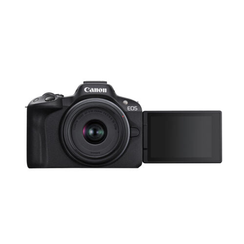 Canon EOS R50 Mirrorless Camera with 18-45mm and 55-210mm Lenses (Black)