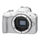 Canon EOS R50 Mirrorless Vlogging Camera with 24.2 Megapixel CMOS Sensor (White)