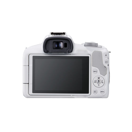 Canon EOS R50 Mirrorless Camera with 18-45mm Lens (White)