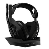 ASTRO Gaming A50 Wireless Headset + Base for PlayStation 4/PC (Black/Silver) - Refreshed Version