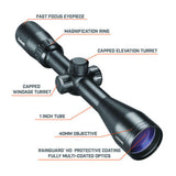 Bushnell Legend 3-9x40, Multi-X Reticle, Waterproof, and Fogproof Illuminated Riflescope (Black)