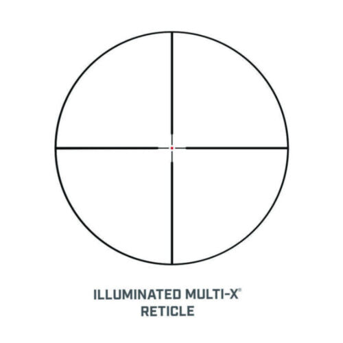 Bushnell Legend 3-9x40, Multi-X Reticle, Waterproof, and Fogproof Illuminated Riflescope (Black)