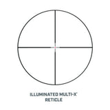 Bushnell Legend 3-9x40, Multi-X Reticle, Waterproof, and Fogproof Illuminated Riflescope (Black)