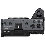 Sony Cinema Line FX30 Super 35 Camera (Body Only) - Compact cage-free design with 4K up to 120p