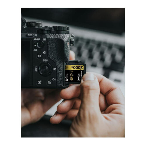 Lexar Professional 2000x 64GB SDXC UHS-II Memory Card, 300MB/s Read, 260MB/s Write (2-Pack)