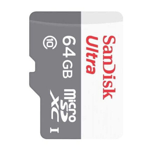 SanDisk Ultra 64GB 100MB/s UHS-I Class 10 microSDHC Card