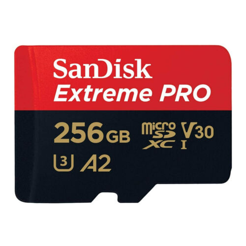 SanDisk 256GB Extreme Pro Captures 4K UHD Video, 200MB/s Read and 140MB/s Write microSD UHS-I Card