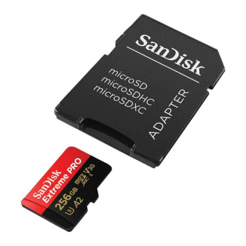 SanDisk 256GB Extreme Pro Captures 4K UHD Video, 200MB/s Read and 140MB/s Write microSD UHS-I Card