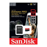 SanDisk 256GB Extreme Pro Captures 4K UHD Video, 200MB/s Read and 140MB/s Write microSD UHS-I Card