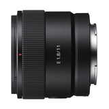 Sony E 11mm F1.8 APS-C Ultra Wide Angle Prime Lens for APS-C cameras (SEL11F18)