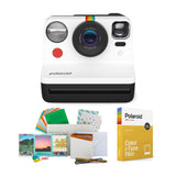 Polaroid NOW Instant Camera Generation 2 (Black & White) w/Film Kit & Color Instant Film Bundle