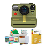 Polaroid Now+ Instant Camera Generation 2 (Forest Green) w/Film Kit & Color Instant Film Bundle