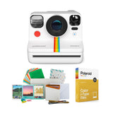 Polaroid NOW Instant Camera Generation 2 (White) w/Film Kit & Color Instant Film Bundle