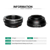 Fringer EF-FX II Adapter for Canon EF Mount and Fujifilm X Mount with Fast PDAF and EXIF Recording