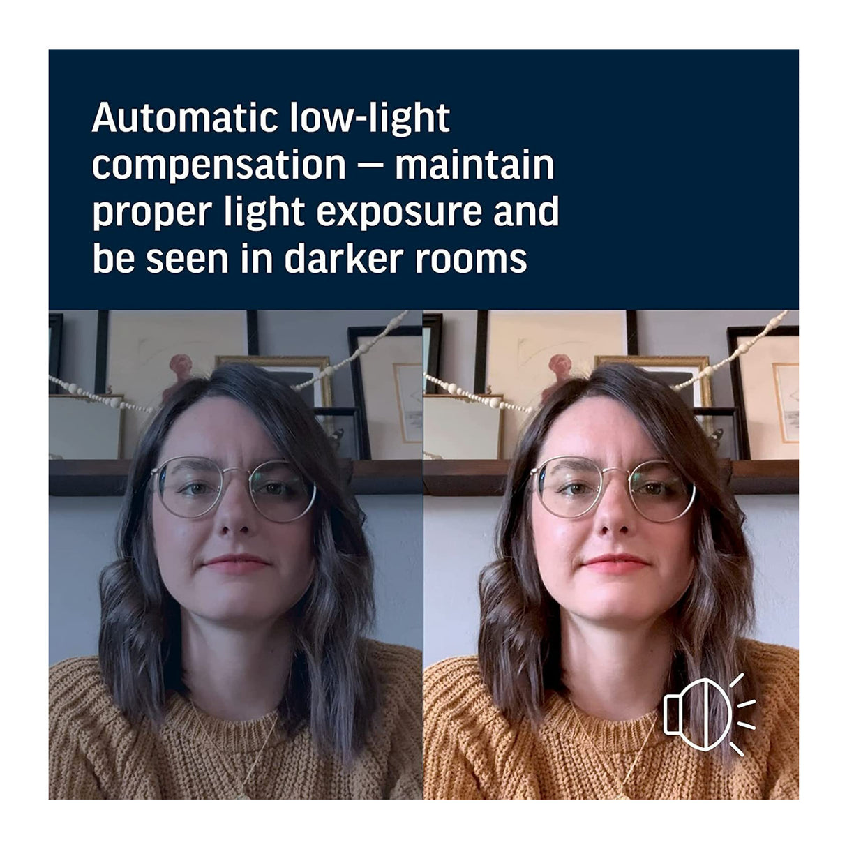 Poly Studio P5 Professional Full HD 1080p 2-Inch Webcam with Microphone and Tripod Mount (White)