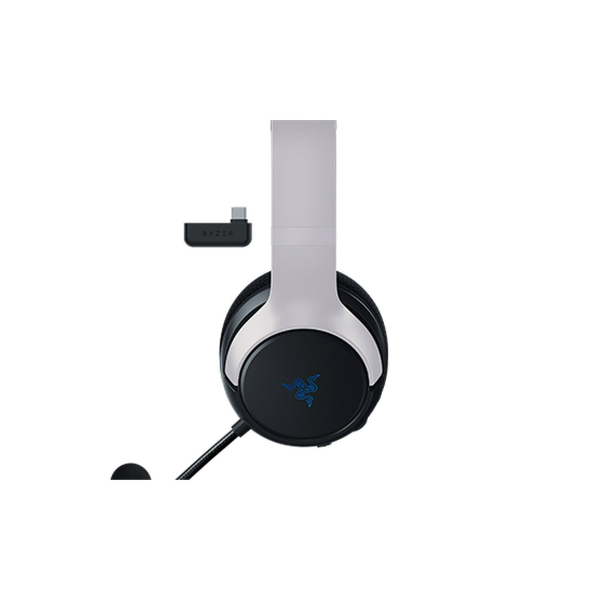 Razer Kaira Dual Wireless Razer SmartSwitch PS5 Gaming Headset for Playstation and PC (White)