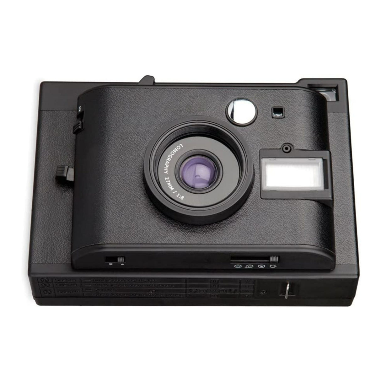 Lomography Instant Camera Edition with Colored Gel Filters, Flash and Three Shooting Modes (Black)