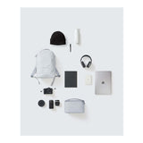 Urth Arkose 20L Modular Lightweight Backpack with Snap-in-Half Design and 12 Storage Zone (Ash Gray)