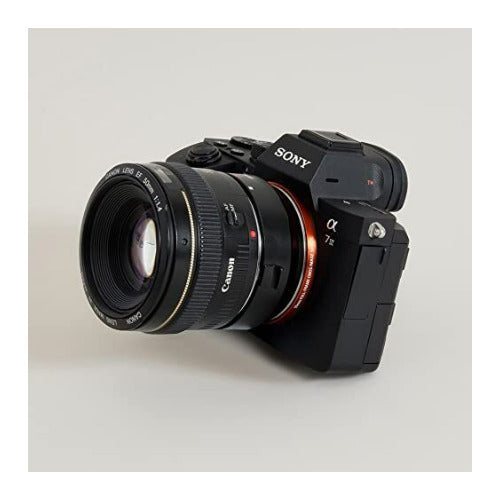 Urth Lens Mount Adapter Compatible with Canon EF/EF-S Lens to Sony E Camera Body (Electronic)