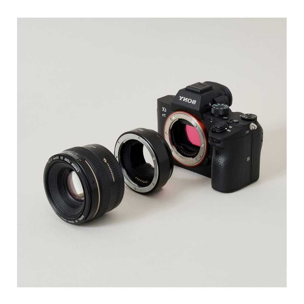 Urth Lens Mount Adapter Compatible with Canon EF/EF-S Lens to Sony E Camera Body (Electronic)